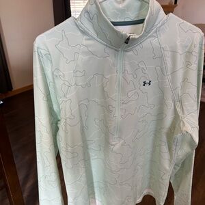 Under Armour Mint Green Half-Zip Pullover